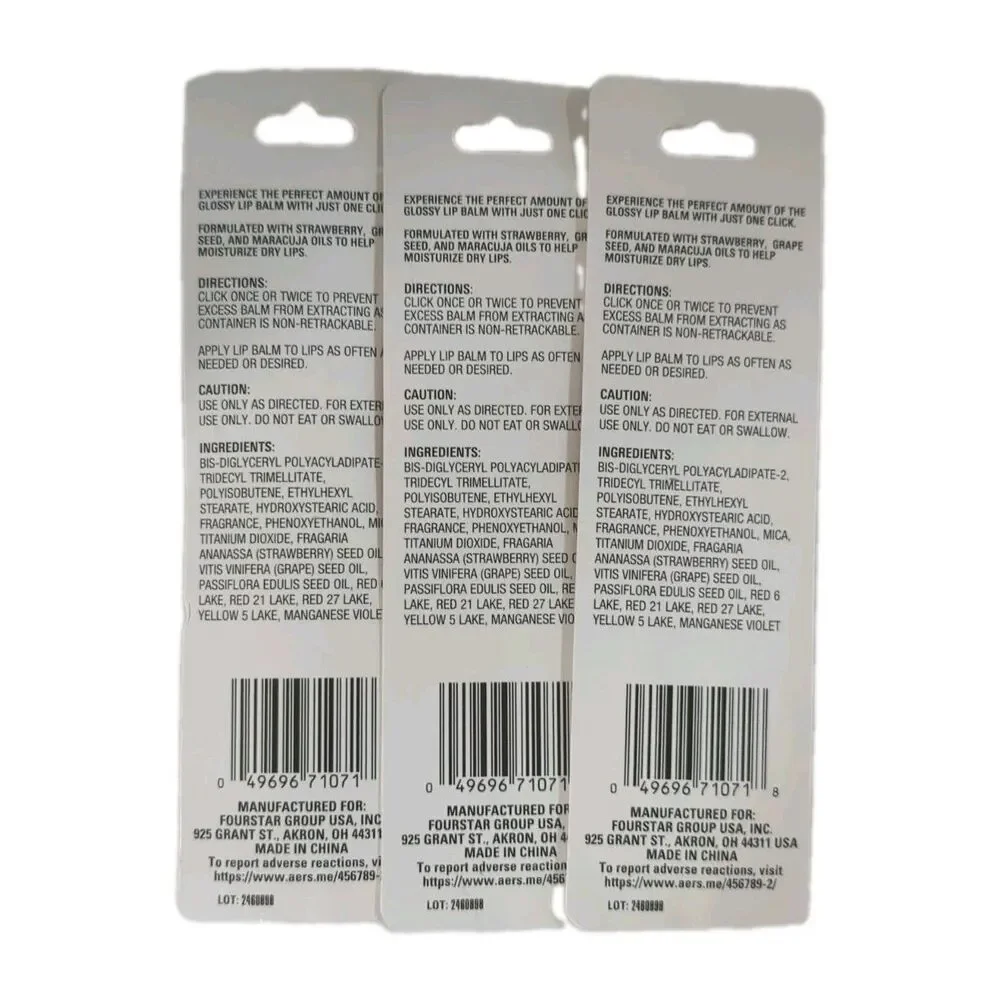 B-Pure Plumping Glossy Lip Balm - Watermelon (Set of 3) - New in Package